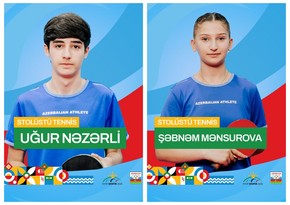 EYOF-da Azərbaycanı təmsil edəcək stolüstü tennisçilər müəyyənləşib
