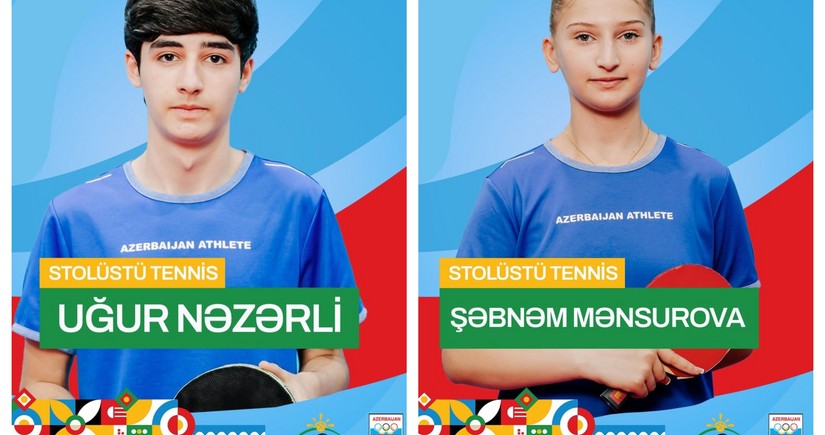 EYOF-da Azərbaycanı təmsil edəcək stolüstü tennisçilər müəyyənləşib