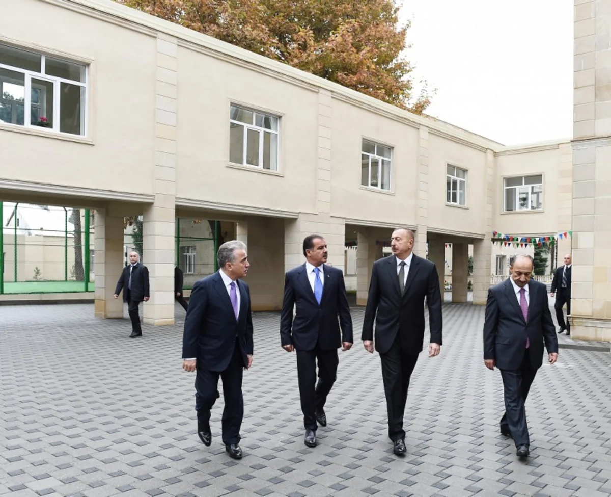 President Ilham Aliyev views secondary school No 1 in Ganja after major overhaul