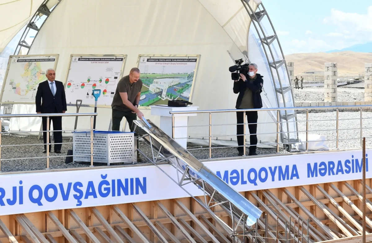 Ilham Aliyev and Mehriban Aliyeva attend groundbreaking ceremony of Jabrayil power grid 