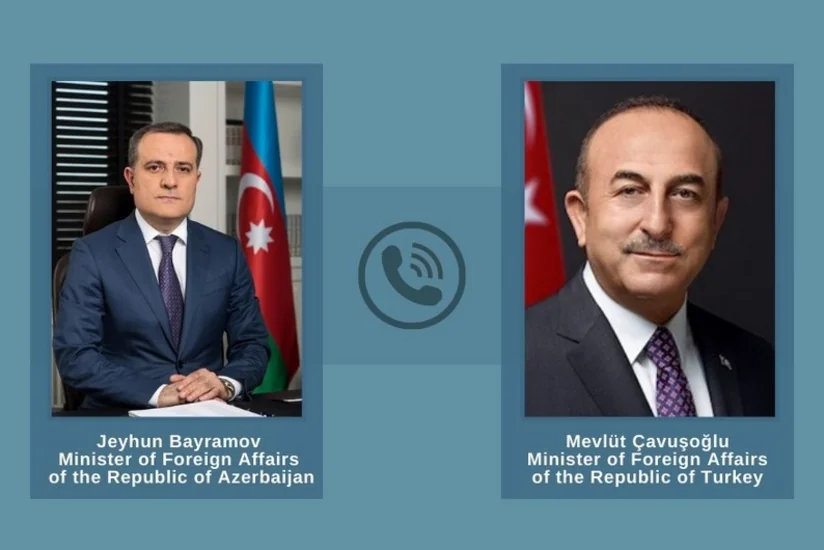 Azerbaijani, Turkish FMs mull Brussels meeting