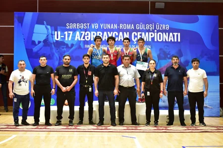 Güləş üzrə U-17 Azərbaycan çempionatında növbəti mükafatçılar müəyyənləşib