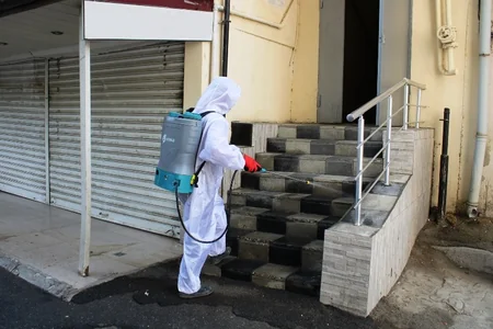 Yasamal rayonunda dezinfeksiya işləri aparılıb
