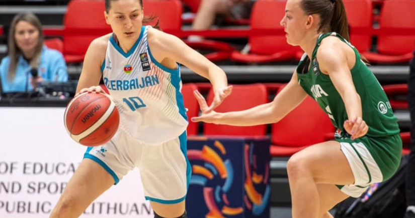 Avropa çempionatı: Azərbaycanın basketbolçu qızlardan ibarət millisi Litvaya məğlub olub
