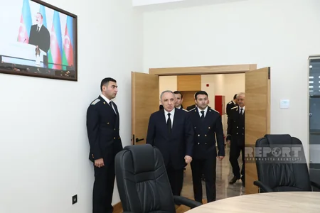 Pirallahı rayon prokurorluğunun yeni inzibati binasının açılışı olub