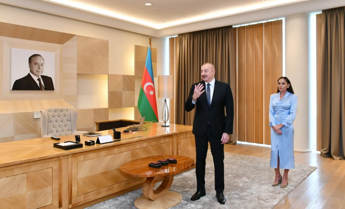 İlham Əliyev: Türkiyə və Azərbaycan bayraqları Ağrı dağda, Murov dağında, Zəngəzur dağlarında, Şuşada bir yerdə dalğalanır