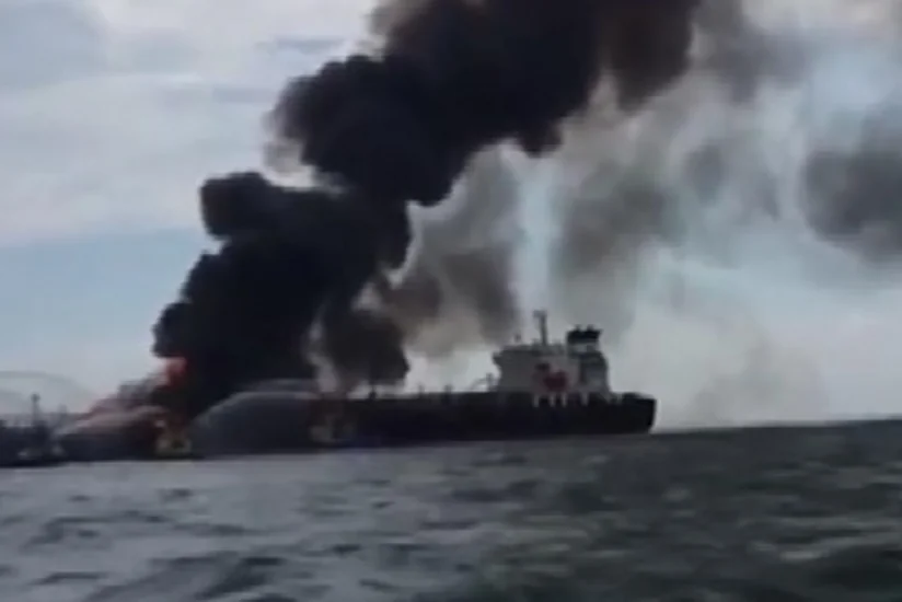 В Мексиканском заливе произошел взрыв на борту танкера с 168 тыс. баррелей нефти