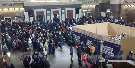 Kiyevdən 1200 azərbaycanlı Moldova istiqamətində yola salınıb - FOTOREPORTAJ