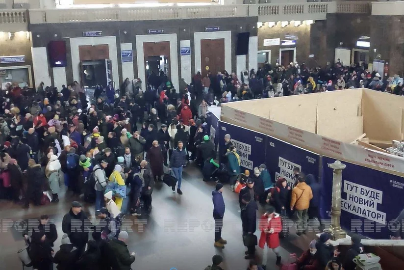 1,200 Azerbaijanis leave Ukraine for Moldova - PHOTO