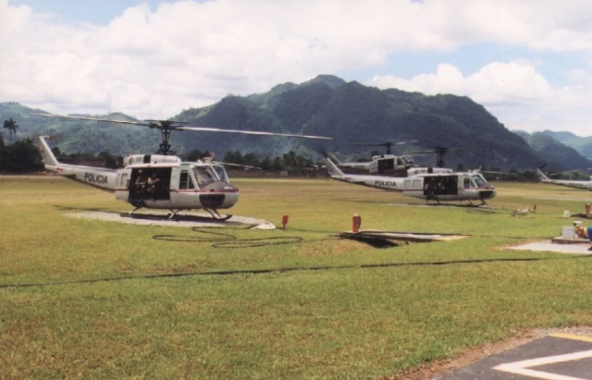 В Перу разбился полицейский вертолет
