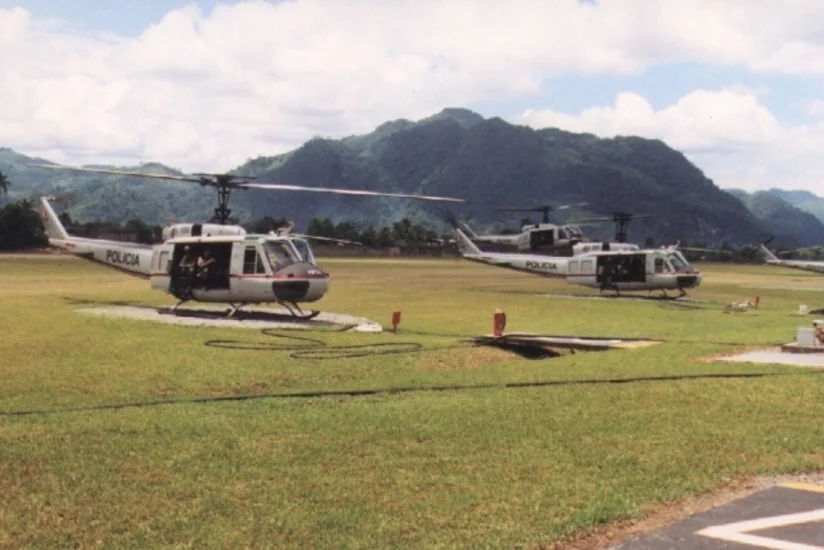 В Перу разбился полицейский вертолет
