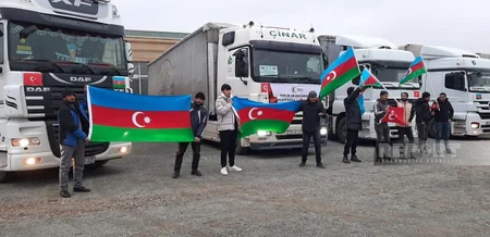 Gəncədən yardım karvanı Türkiyəyə yola salınıb