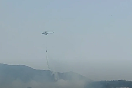 Aviation forces deployed to extinguish fires in Khojavand and Aghdara