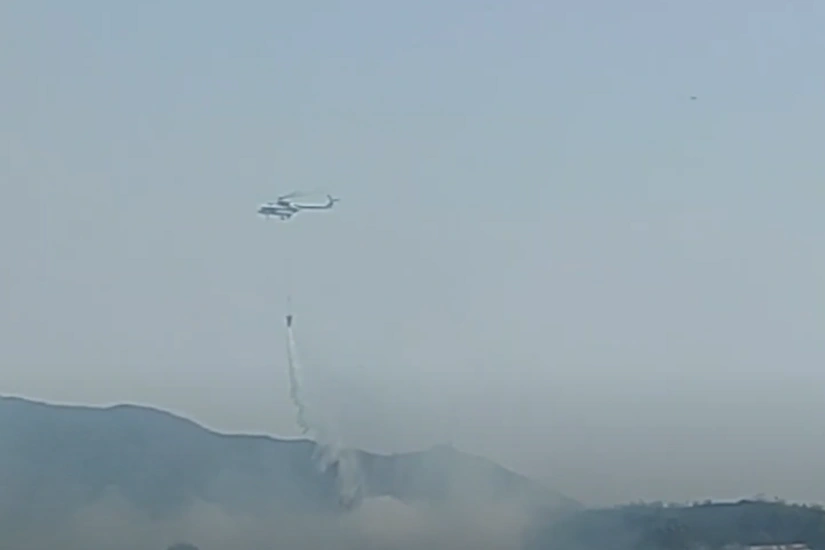 Aviation forces deployed to extinguish fires in Khojavand and Aghdara