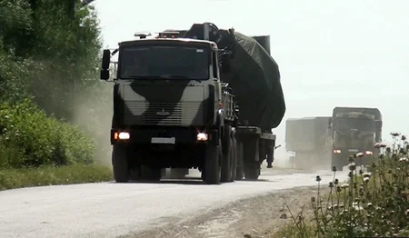 Air Defense Units take positional areas during exercises - VIDEO