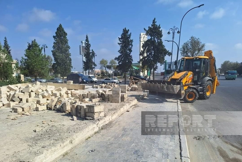 Gəncədə qanunsuz tikintinin qarşısı alınıb