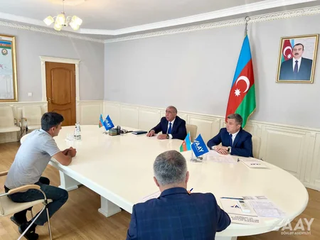 Saleh Məmmədov Zaqatalada vətəndaşları qəbul edib