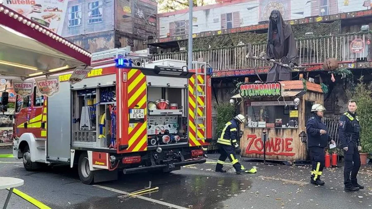 Almaniyada attraksion yanğınında 11 nəfər yaralanıb