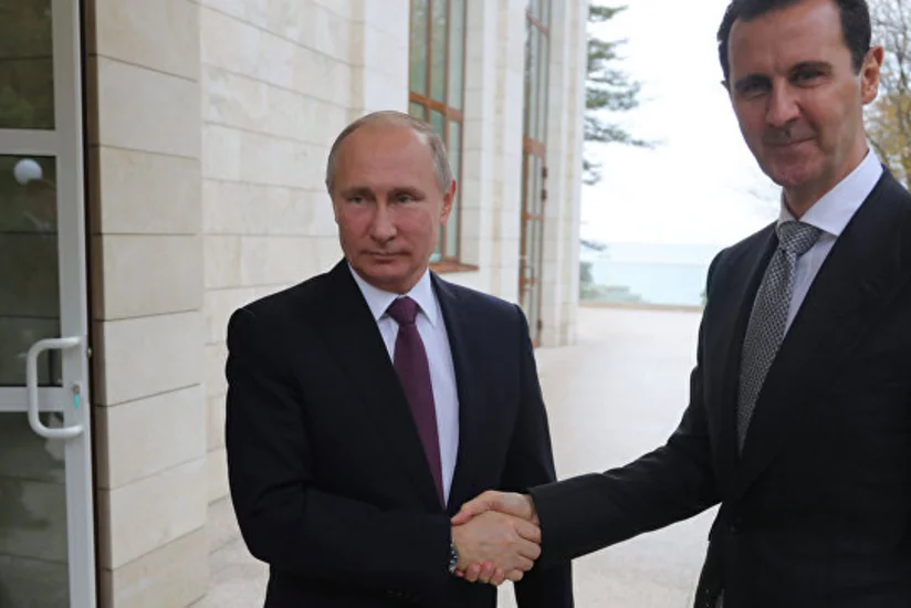 Путин встретился с Асадом в Сочи