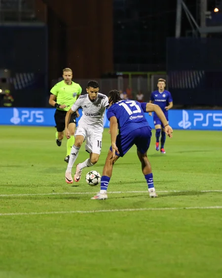 Лига Чемпионов УЕФА: Карабах проиграл загребскому Динамо в первом матче плей-офф