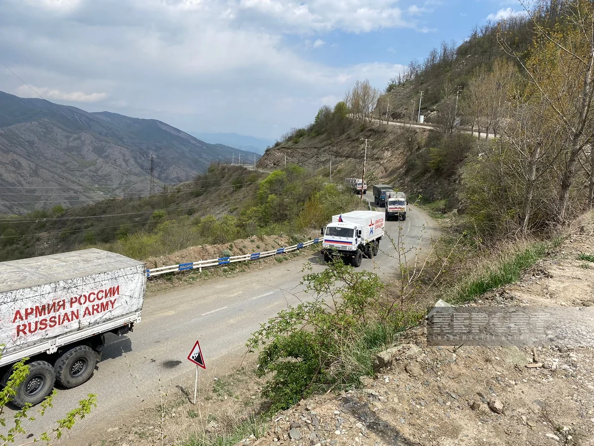 Bu gün Xankəndi-Laçın yolunda sülhməramlıların 88 avtomobili maneəsiz keçib - YENİLƏNİB-4