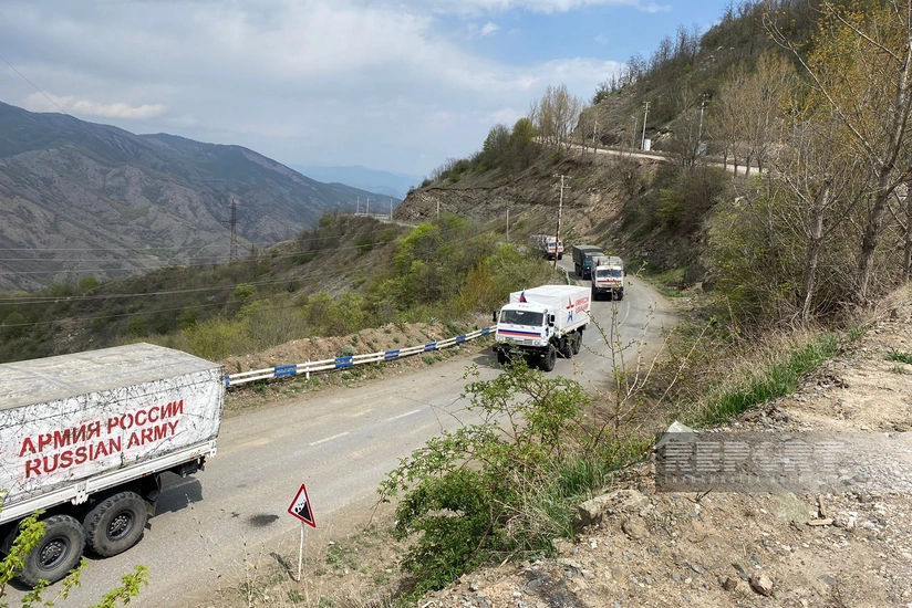 Bu gün Xankəndi-Laçın yolunda sülhməramlıların 88 avtomobili maneəsiz keçib - YENİLƏNİB-4