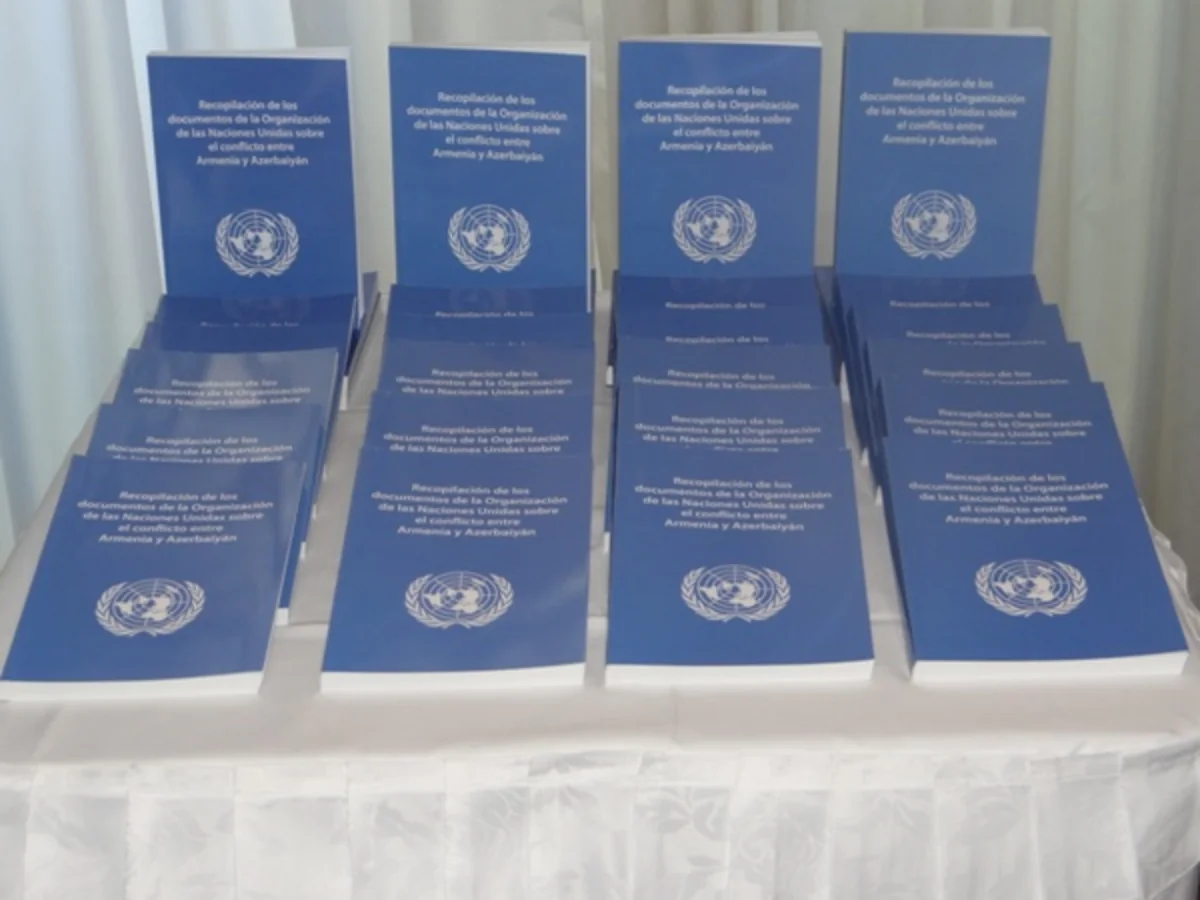 Argentinada “Ermənistan-Azərbaycan münaqişəsinə dair BMT sənədləri toplusu” kitabı təqdim edilib