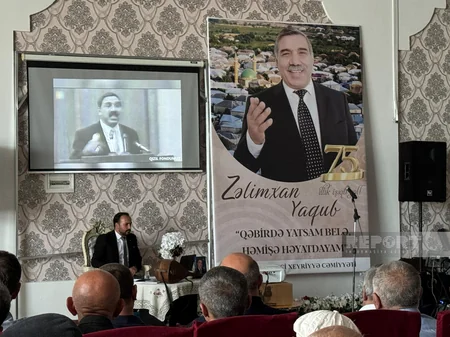Bolnisidə Xalq şairi Zəlimxan Yaqubun 75 illiyi qeyd olunub