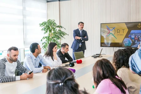 Bakı Limanında media nümayəndələri üçün növbəti sahəvi jurnalistika təlimi keçirilib