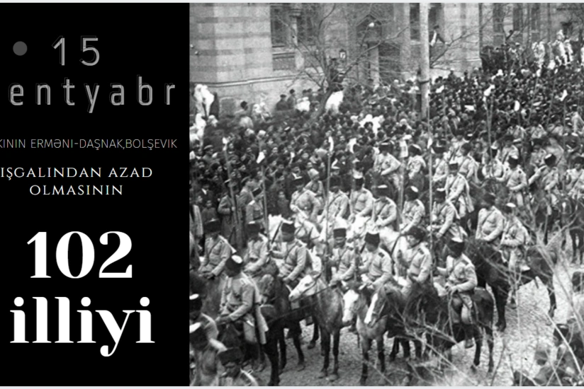 Bakının erməni-bolşevik işğalından azad olunmasından 102 il ötür