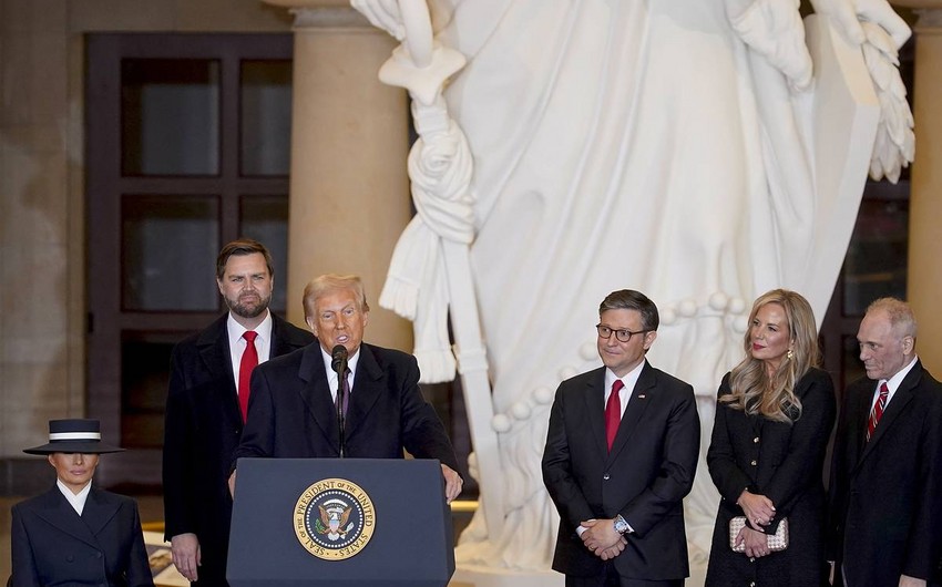 Trump signs off on first decrees as president, as he appoints members of administration 