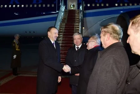 ​Azərbaycan prezidenti Belarusa rəsmi səfərə gedib