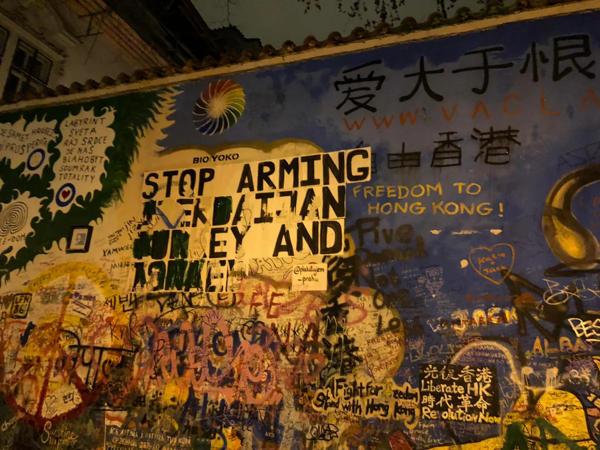 Praqada ermənilərin təxribatının qarşısı alındı