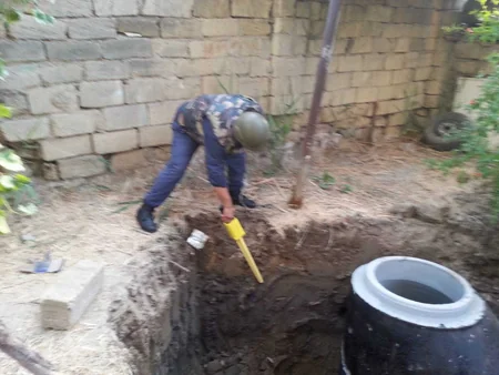 Xırdalanda yaşayış binasında top mərmisi aşkarlanıb