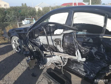 На дороге Баку-Газах произошло ДТП, есть пострадавшие