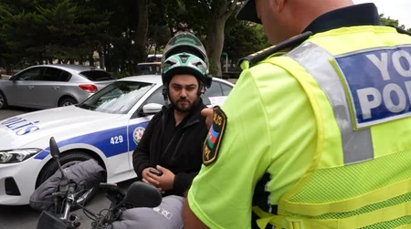 DİN motosikletlər tərəfindən edilən qayda pozuntularına qarşı nəzarəti gücləndirib