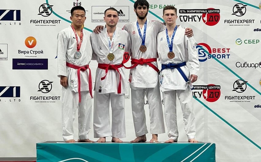 Azərbaycan karateçiləri Rusiyada beynəlxalq turnirdə 4 medal qazanıblar