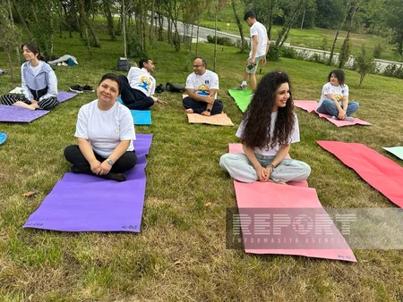 Şabranda Ümumdünya Yoqa Günü qeyd olunub