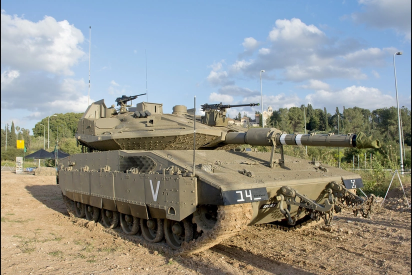 Merkava 5 tank handed over to Israeli army for testing