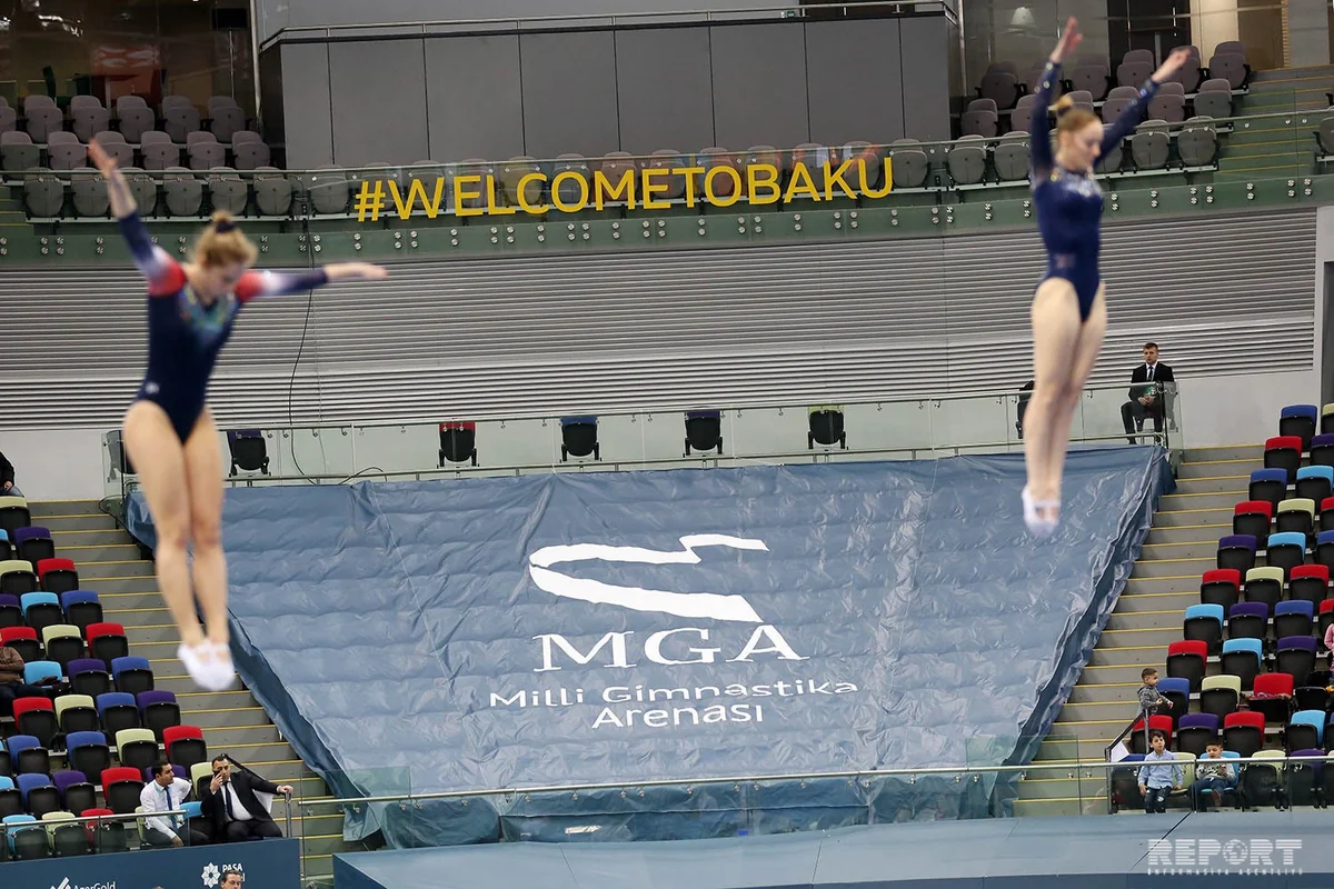 Bakıda batut gimnastikası və tamblinq üzrə Dünya Kubokunun açılış mərasimi keçirilib