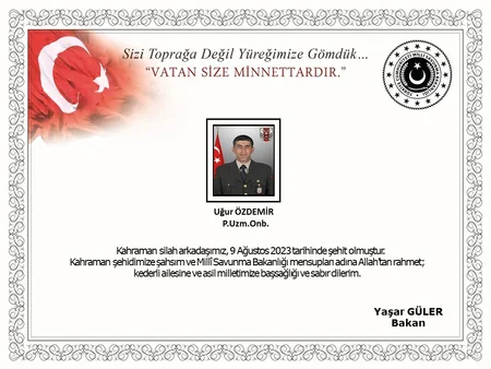 Türkiyənin 3 hərbçisi terrorçularla mübarizədə şəhid olub - YENİLƏNİB