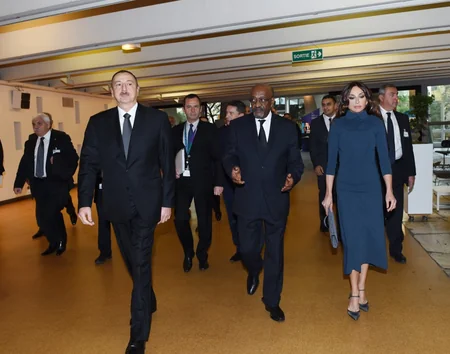 ​İlham Əliyev UNESCO Baş Konfransının 38-ci sessiyasının Liderlər Forumunda iştirak edib