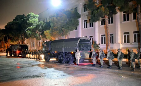 Field exit of cadets of Azerbaijan High Military School starts