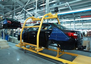 В Азербайджане производство легковых автомобилей выросло почти на 48%