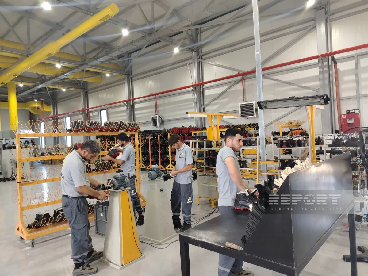 Ağdamda istehsal olunan ayaqqabılar ilk dəfə Qazaxıstana ixrac edilib