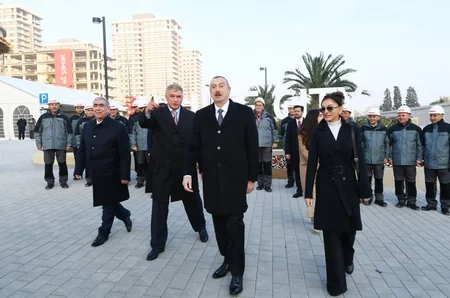 Prezident İlham Əliyev Bakı Ağ Şəhərdə mərkəzi bulvar küçəsinin açılışında iştirak edib - YENİLƏNİB-2