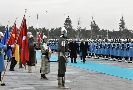 ​Azərbaycan Prezidentinin Ankarada rəsmi qarşılanma mərasimi olub