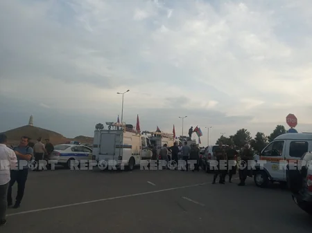 Следующая группа азербайджанских пожарных направилась в Турцию