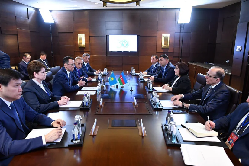 Сахиба Гафарова встретилась с председателем Сената Парламента Казахстана