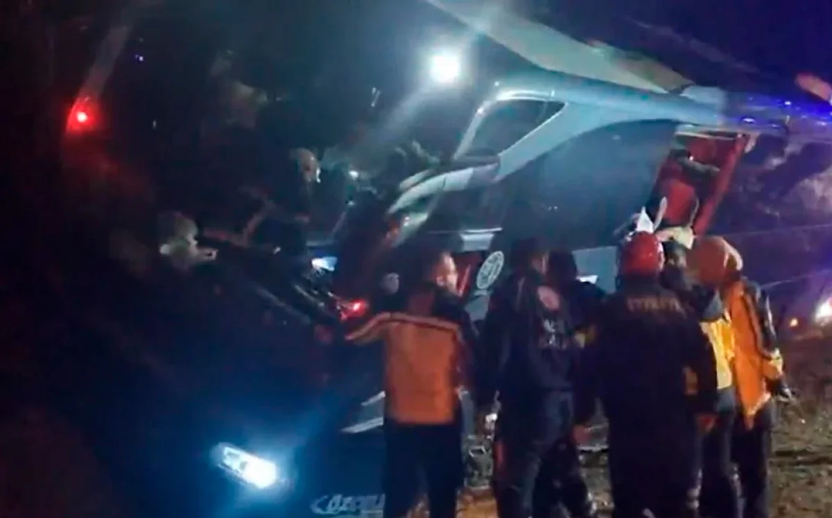 На севере Турции в ДТП с автобусом пострадали 23 человека